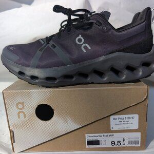 ON CloudSurfer Trail VVP Mens Athletic Sneakers SZ 9.5 Black